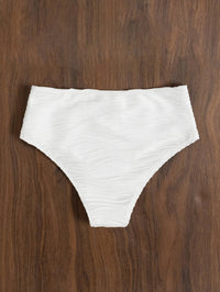Solid Textured Bikini
