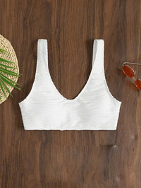 Solid Textured Bikini