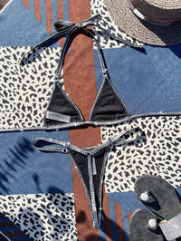 Micro Triangle Thong Bikini Swimsuit